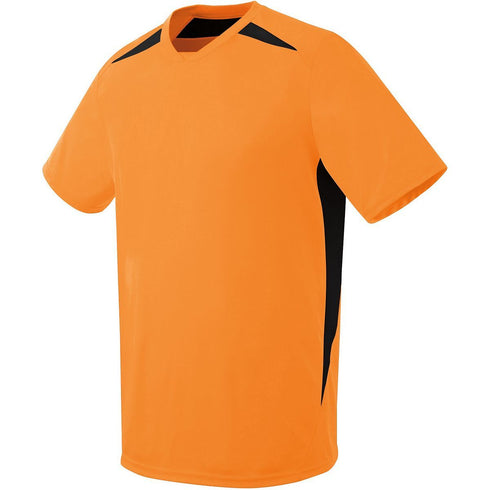 Russell Athletic Youth Hawk Jersey (322871), Color 'Power Orange/Black'